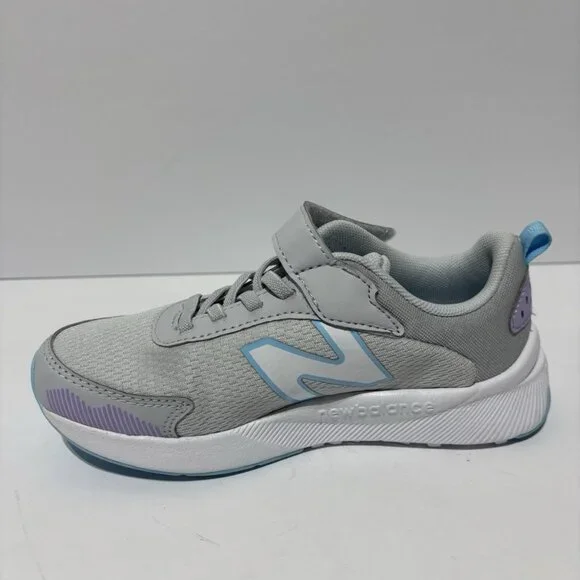 New Balance Kids’ Dynasoft 545 V1 Sneakers Gray, Girls’ Size 13 Wide - Picture 2 of 5